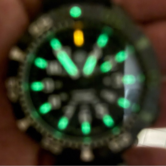 DEEP BLUE Day/Night PC Date Diver Mens Sport Watch. - Picture 7 of 8